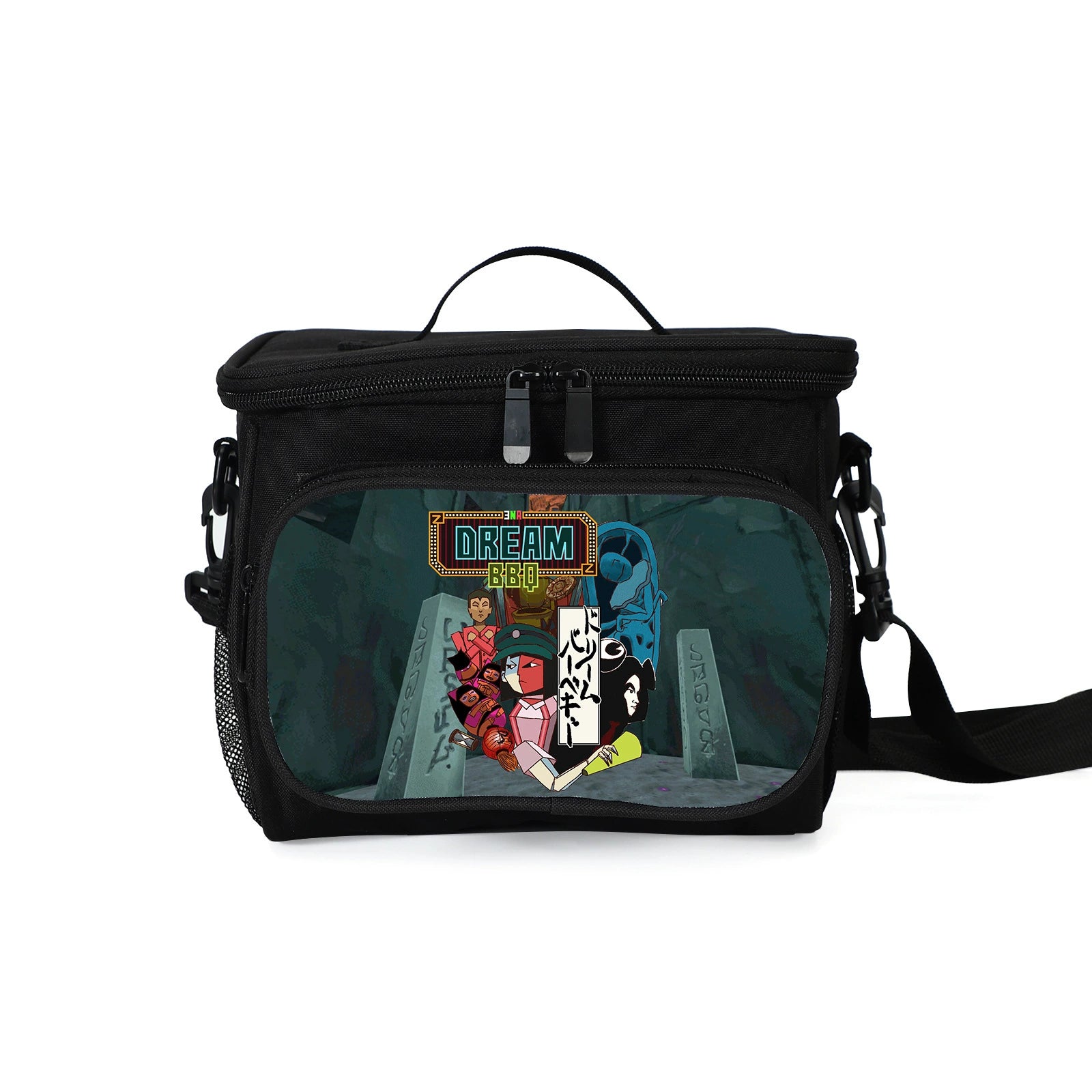 ENA Dream BBQ Portable Lunch Box School Tote Storage Picnic Bag