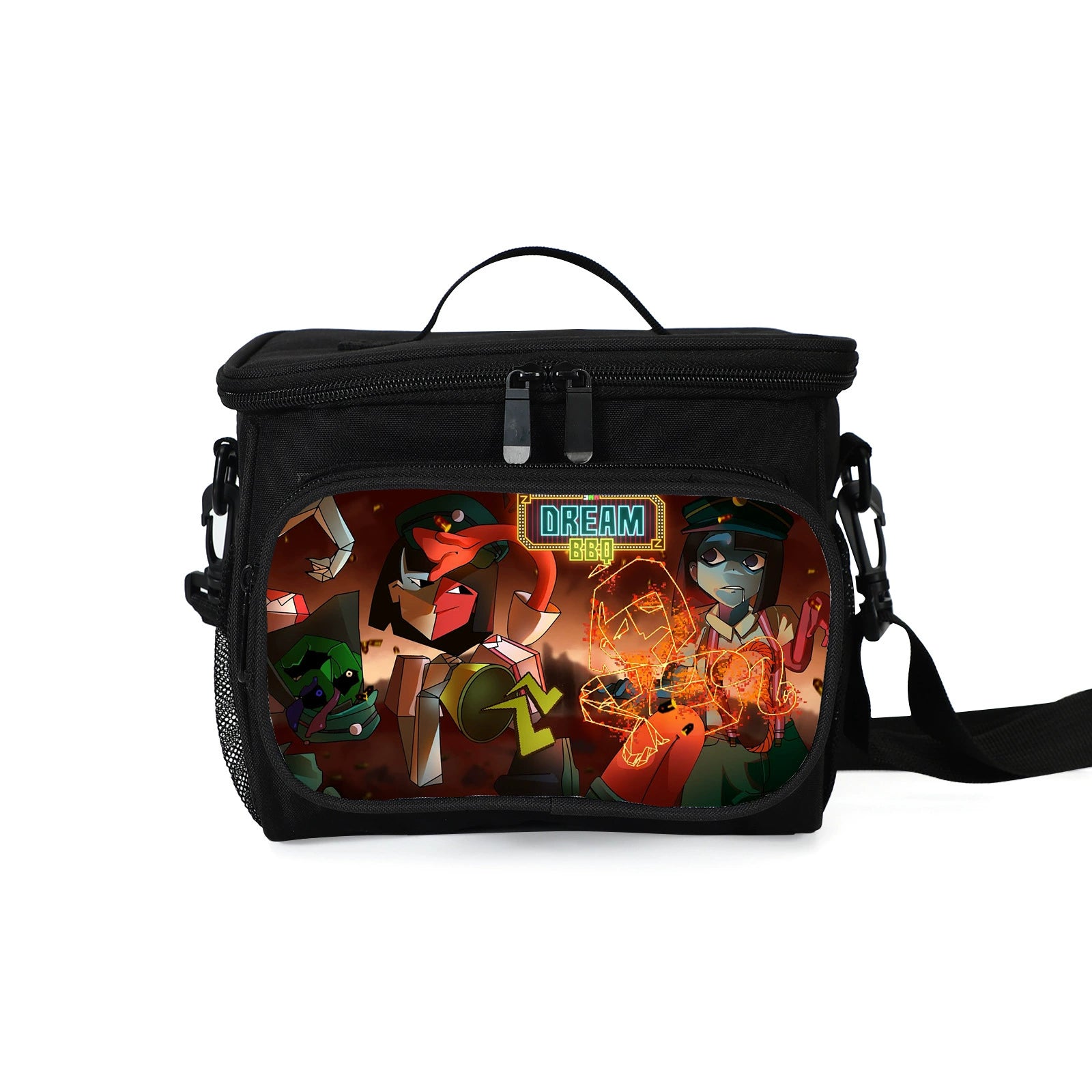 ENA Dream BBQ Portable Lunch Box School Tote Storage Picnic Bag