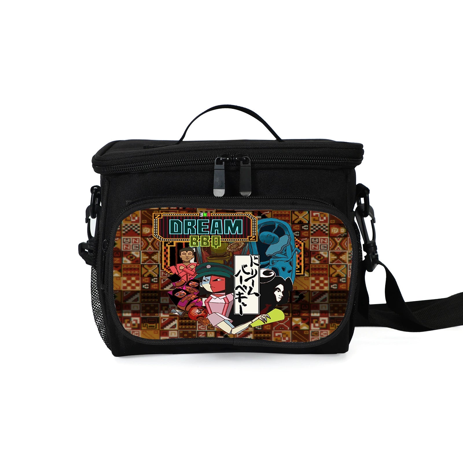 ENA Dream BBQ Portable Lunch Box School Tote Storage Picnic Bag