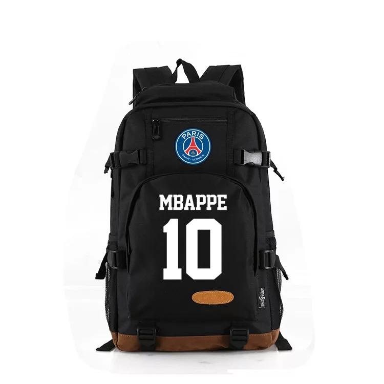 Football Mbappe Football School Bookbag Travel Backpack Bags