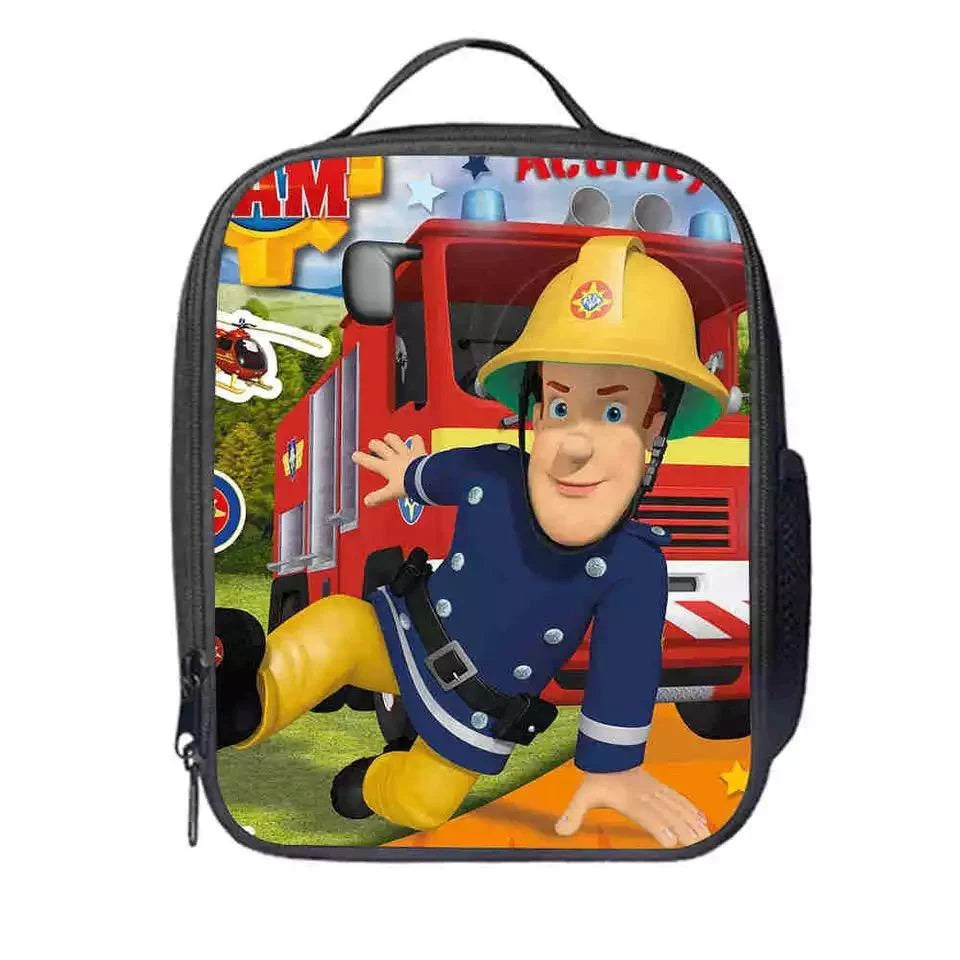 Fireman Sam Rescues  Lunch Box Bag Lunch Tote For Kids
