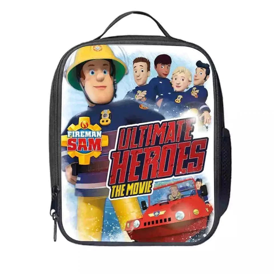 Fireman Sam Rescues  Lunch Box Bag Lunch Tote For Kids