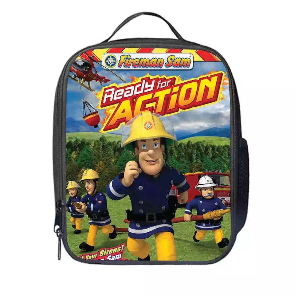 Fireman Sam Rescues  Lunch Box Bag Lunch Tote For Kids