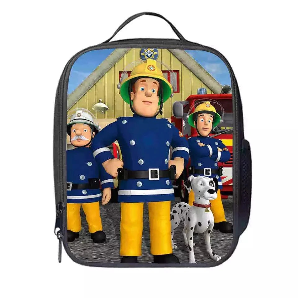 Fireman Sam Rescues  Lunch Box Bag Lunch Tote For Kids