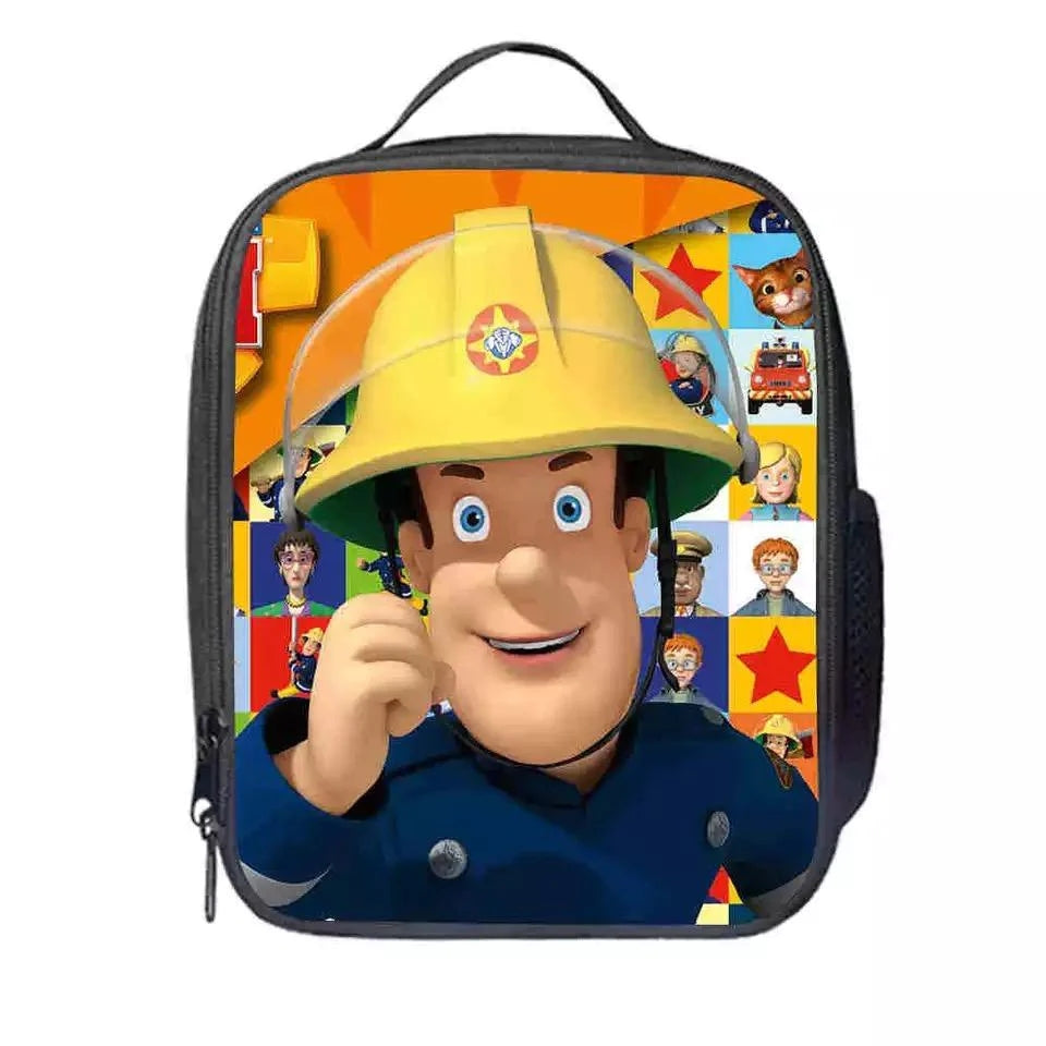 Fireman Sam Rescues  Lunch Box Bag Lunch Tote For Kids