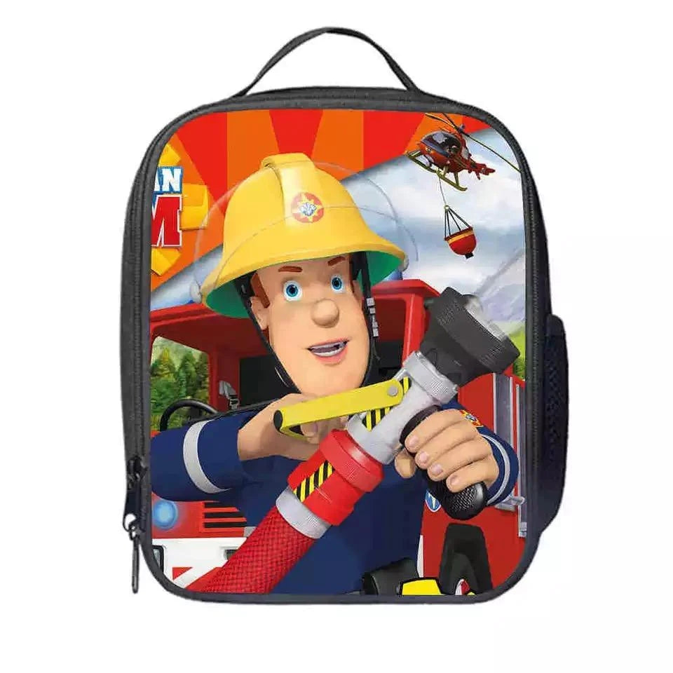 Fireman Sam Rescues  Lunch Box Bag Lunch Tote For Kids