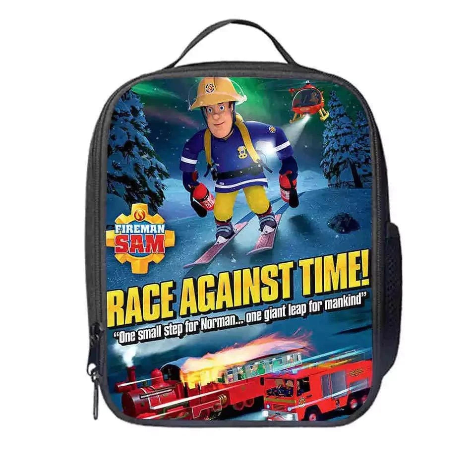 Fireman Sam Rescues  Lunch Box Bag Lunch Tote For Kids