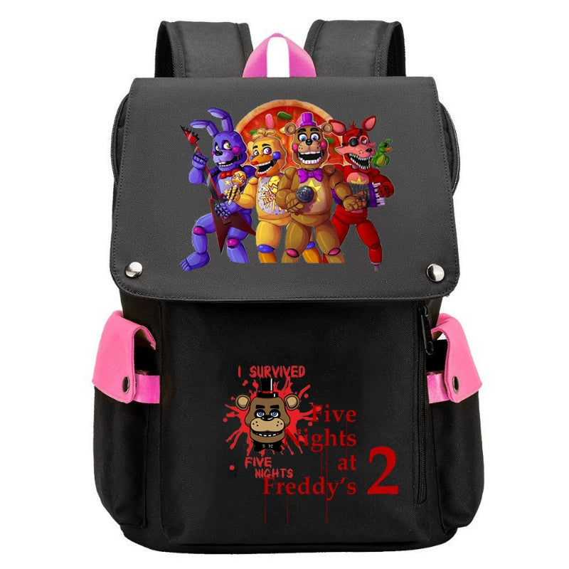 Five Night At Freddy Backpack Cosplay Oxford School Bag