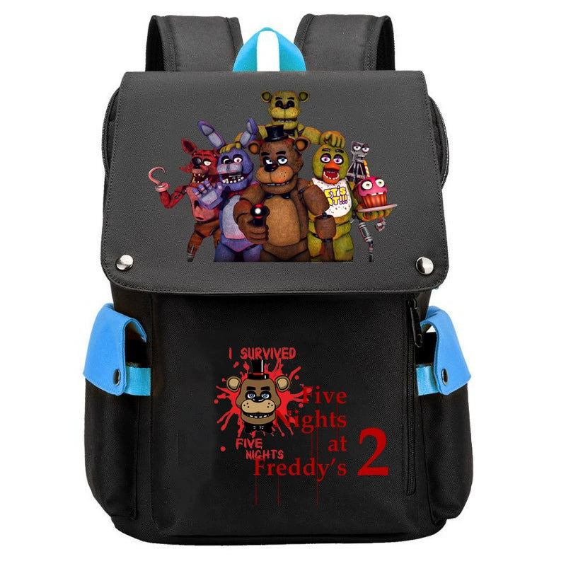 Five Night At Freddy Backpack Cosplay Oxford School Bag