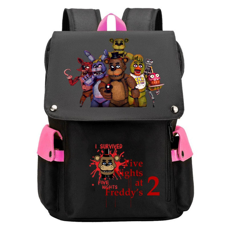 Five Night At Freddy Backpack Cosplay Oxford School Bag