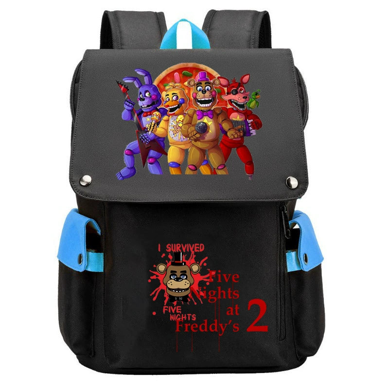 Five Night At Freddy Backpack Cosplay Oxford School Bag