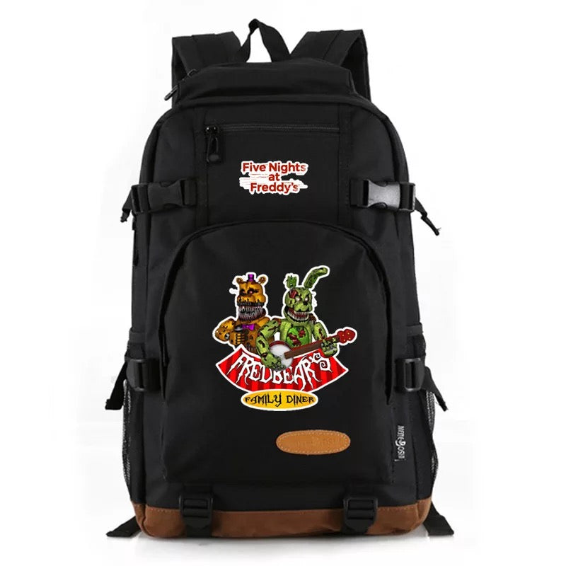 Five Night at Freddy School Bookbag Travel Backpack Bags