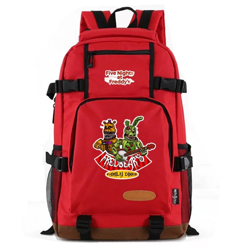 Five Night at Freddy School Bookbag Travel Backpack Bags
