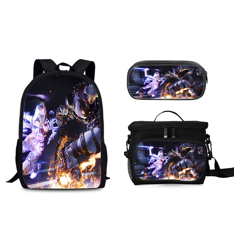 Forsaken Roblox Schoolbag Backpack Lunch Tote Pencil Case 3pcs Set Gift for Kids Students