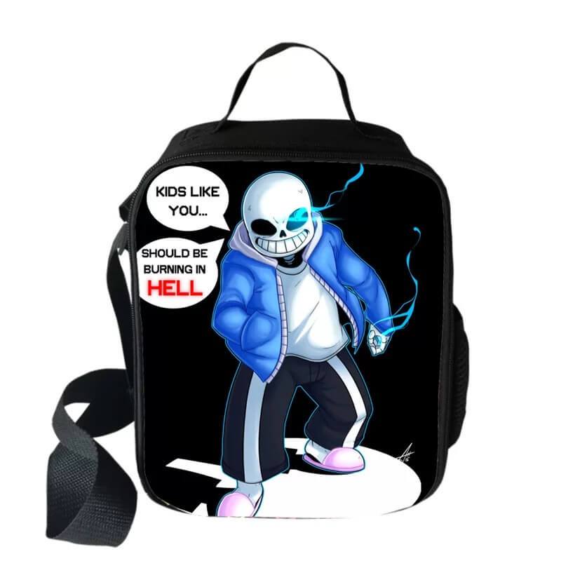 Game Undertale Sans Lunch Box Bag Lunch Tote For Kids