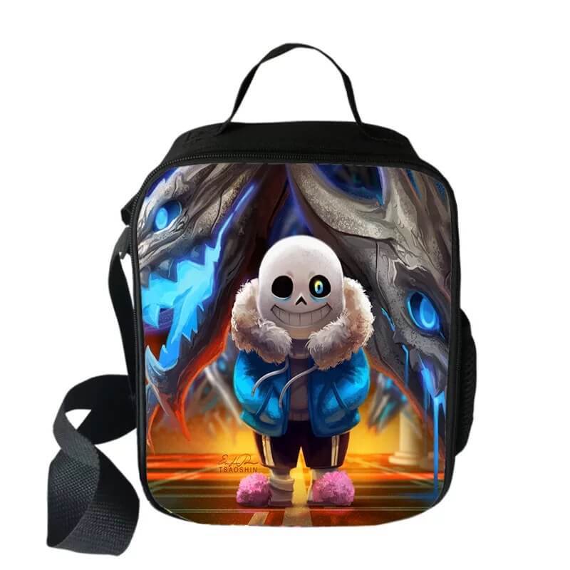 Game Undertale Sans Lunch Box Bag Lunch Tote For Kids