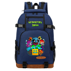 Geometry Dash School Bookbag Travel Backpack Bags