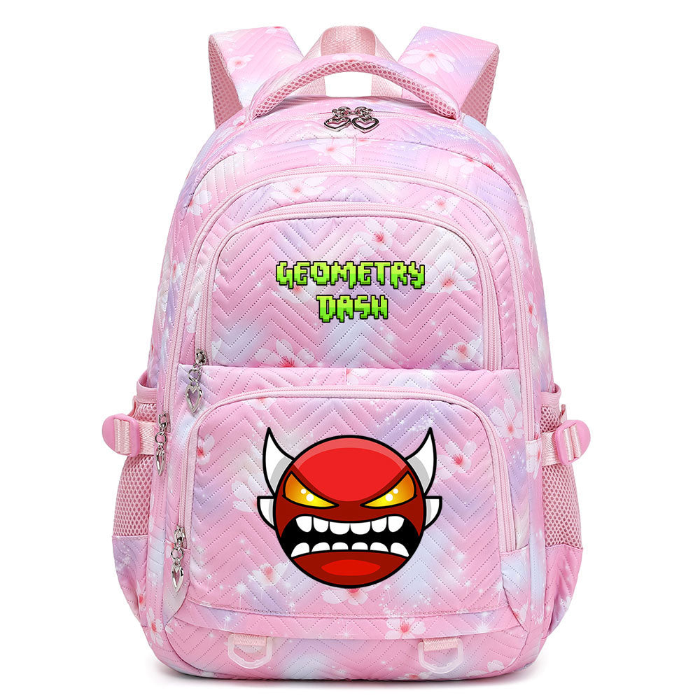Geometry Dash Waterproof Backpacks Kids School Bags Teenagers Backpack