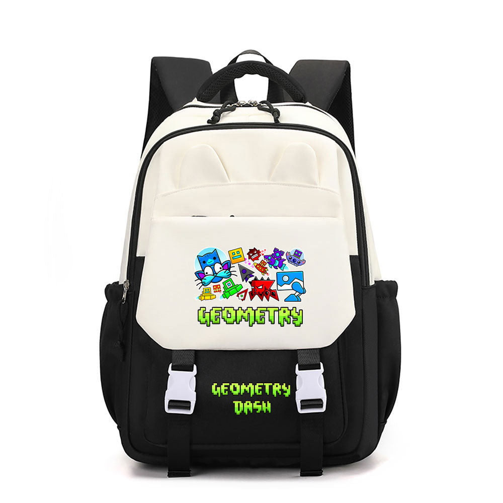 Geometry Dash Waterproof Backpacks Kids School Bags Teenagers Backpack