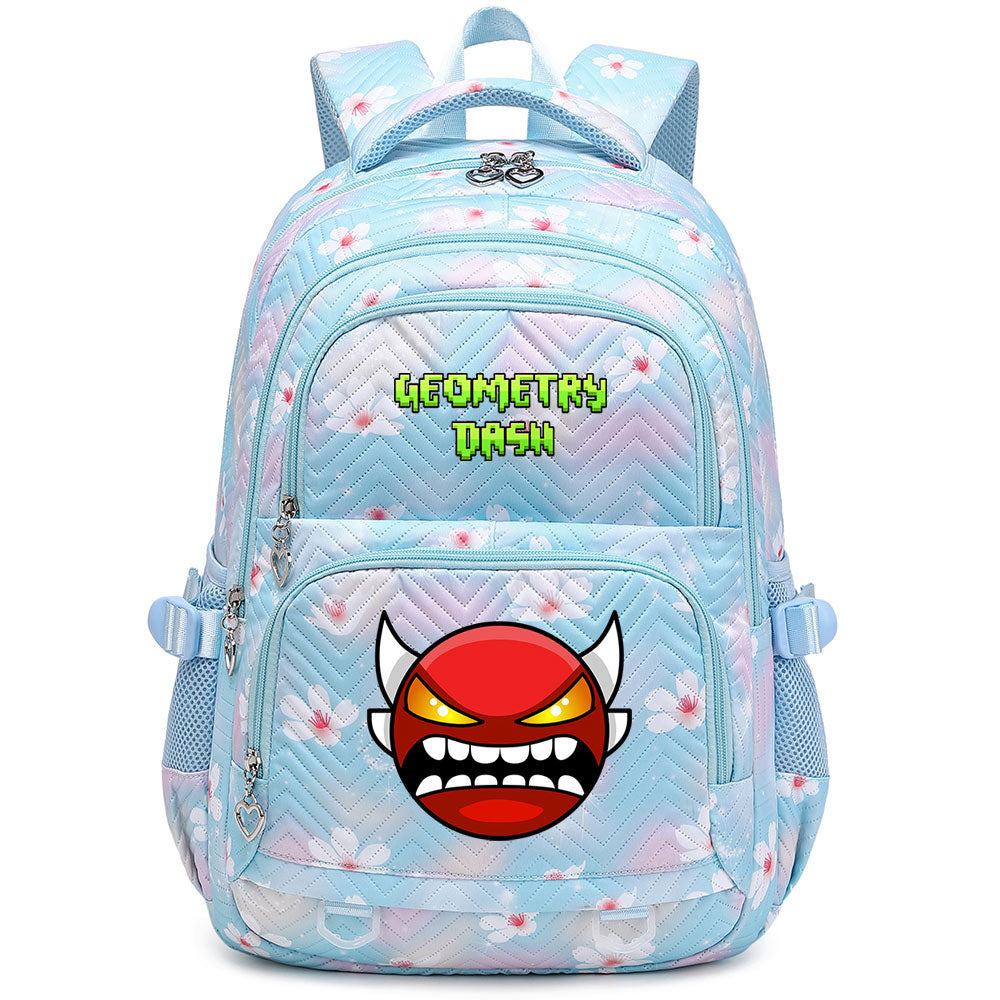 Geometry Dash Waterproof Backpacks Kids School Bags Teenagers Backpack