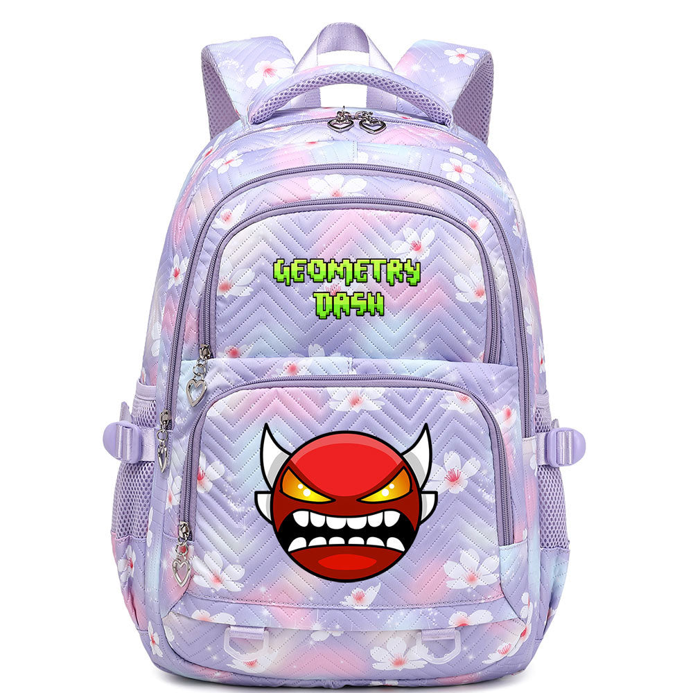 Geometry Dash Waterproof Backpacks Kids School Bags Teenagers Backpack