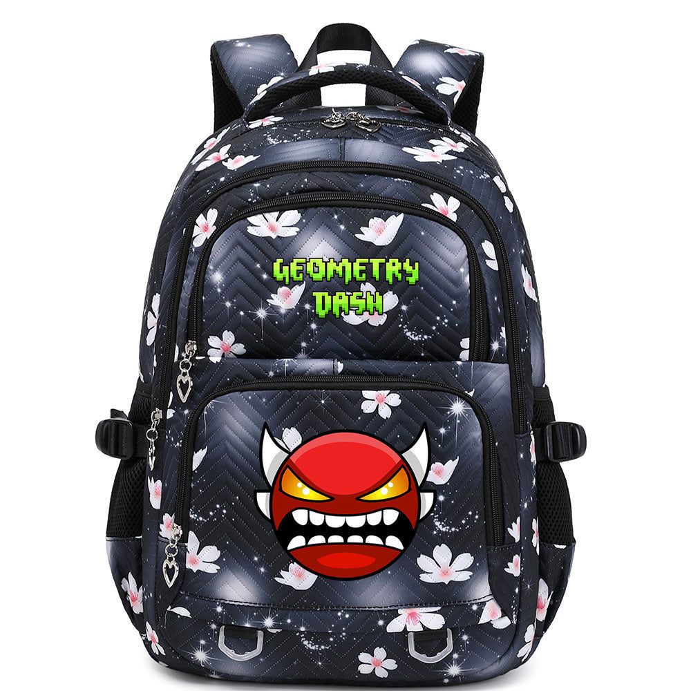 Geometry Dash Waterproof Backpacks Kids School Bags Teenagers Backpack