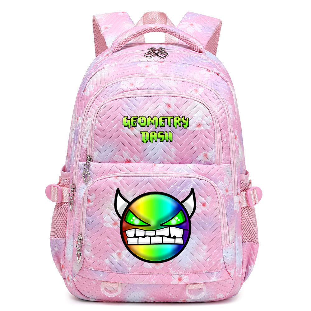 Geometry Dash Waterproof Backpacks Kids School Bags Teenagers Backpack