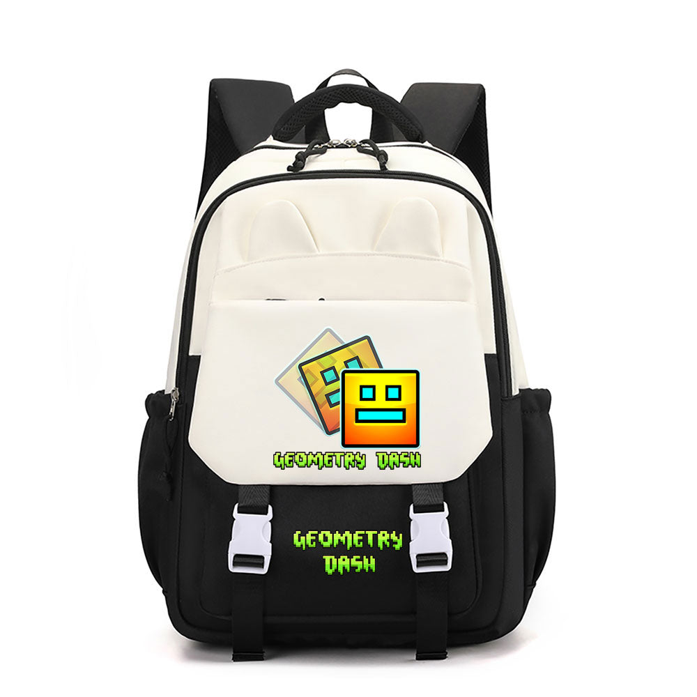 Geometry Dash Waterproof Backpacks Kids School Bags Teenagers Backpack