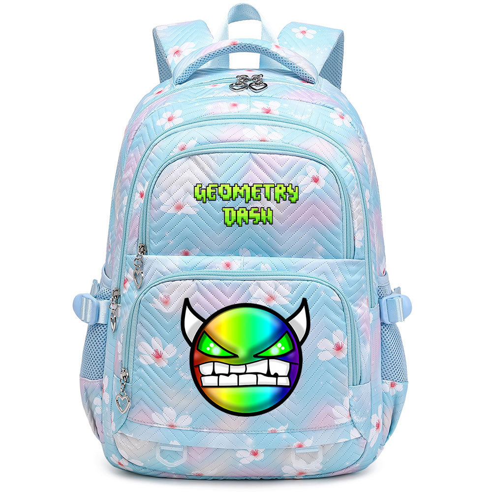 Geometry Dash Waterproof Backpacks Kids School Bags Teenagers Backpack
