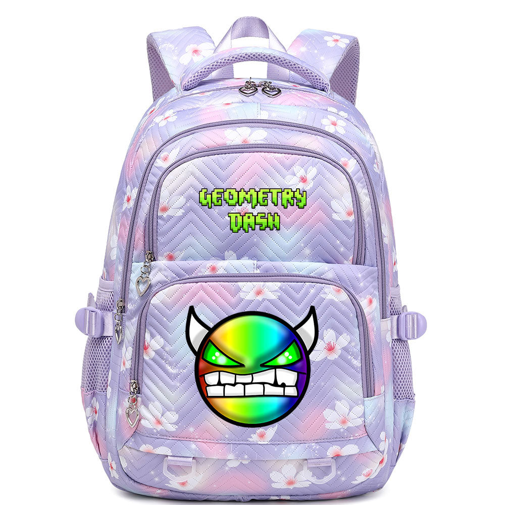 Geometry Dash Waterproof Backpacks Kids School Bags Teenagers Backpack