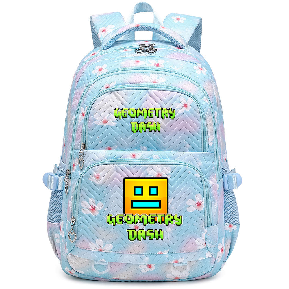Geometry Dash Waterproof Backpacks Kids School Bags Teenagers Backpack
