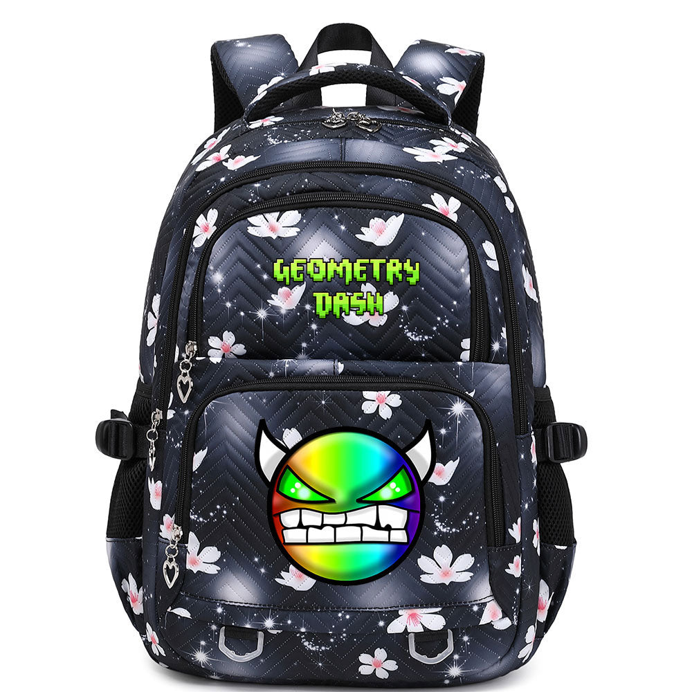 Geometry Dash Waterproof Backpacks Kids School Bags Teenagers Backpack
