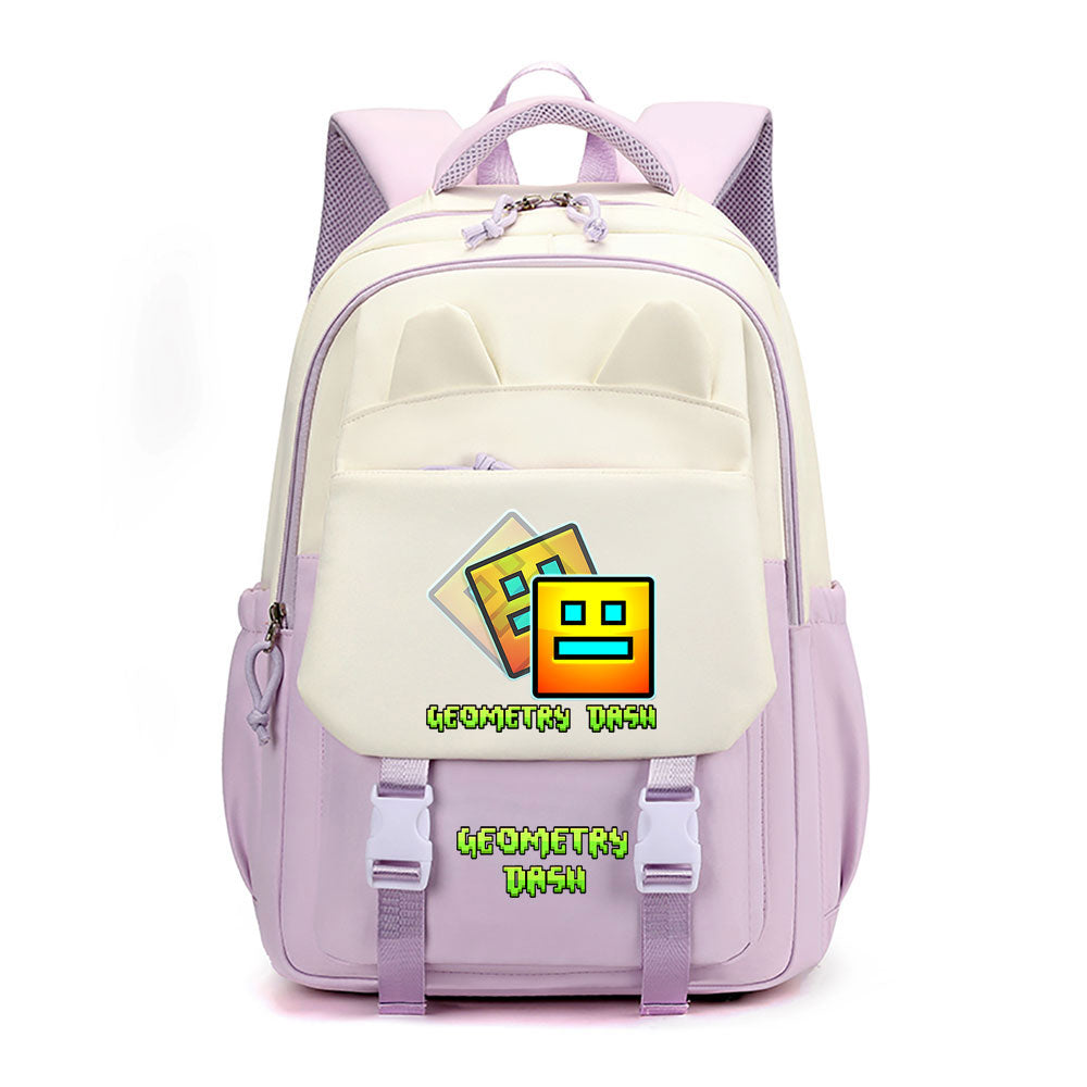 Geometry Dash Waterproof Backpacks Kids School Bags Teenagers Backpack
