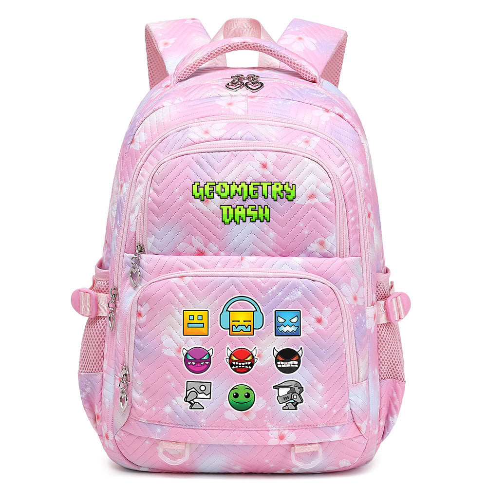 Geometry Dash Waterproof Backpacks Kids School Bags Teenagers Backpack