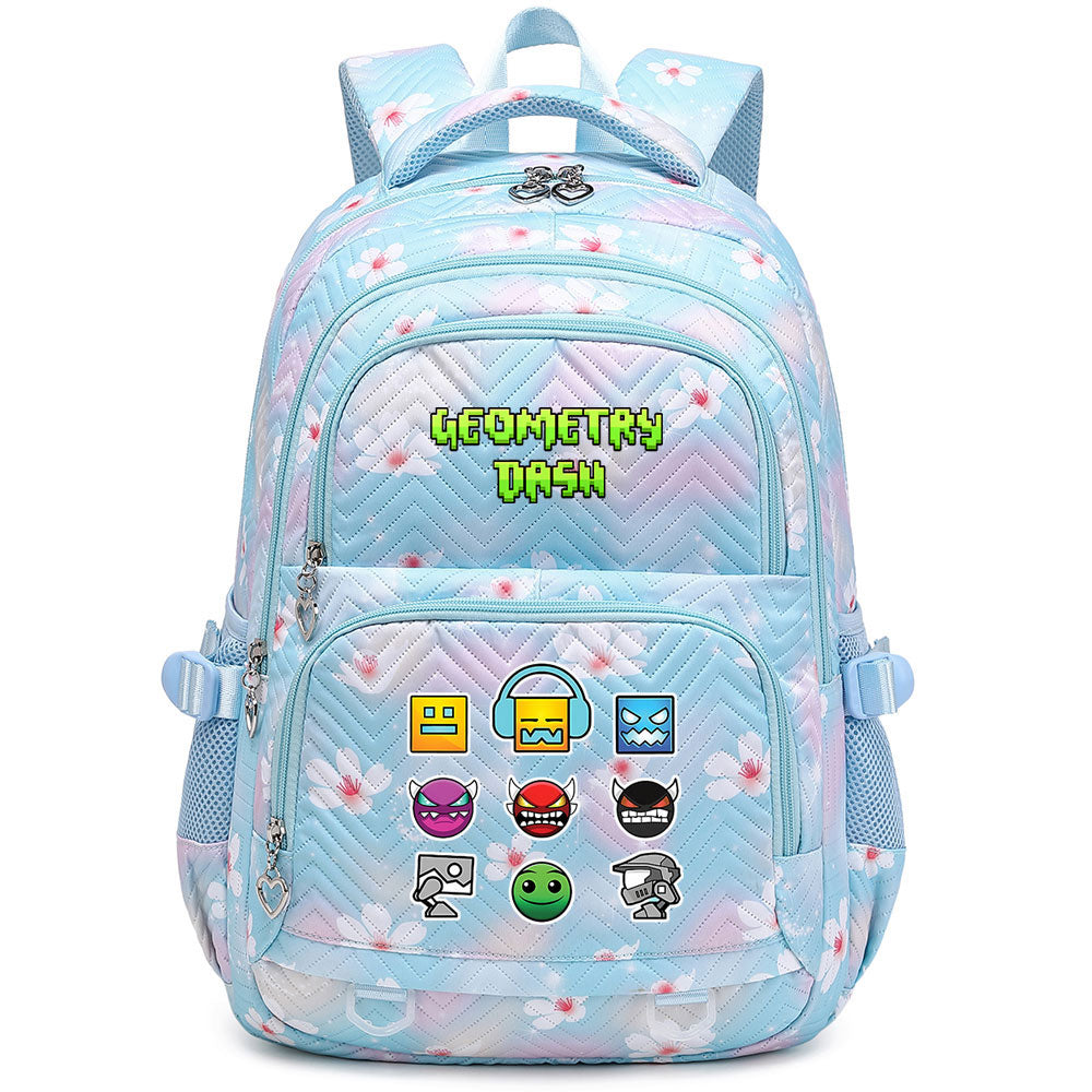Geometry Dash Waterproof Backpacks Kids School Bags Teenagers Backpack