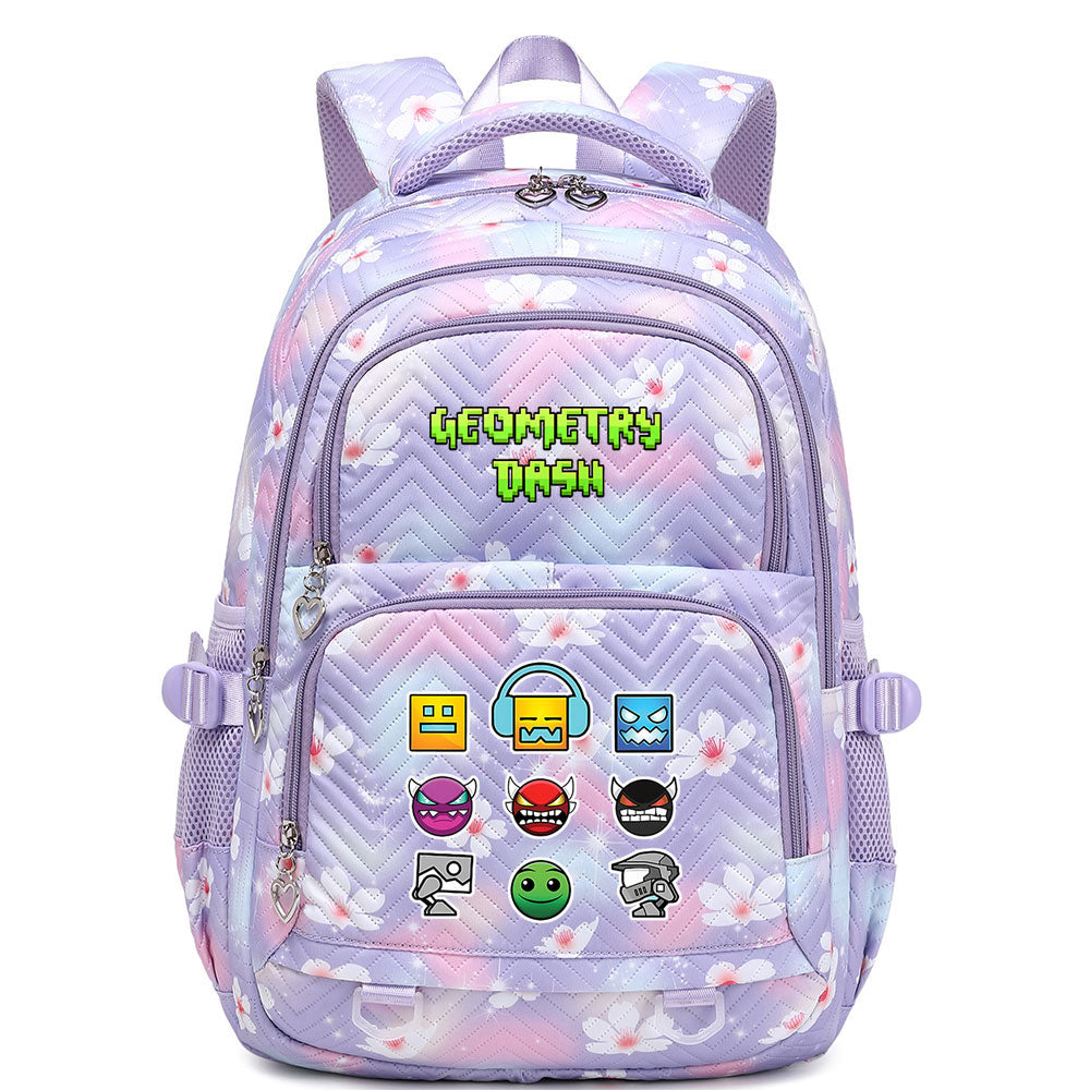 Geometry Dash Waterproof Backpacks Kids School Bags Teenagers Backpack