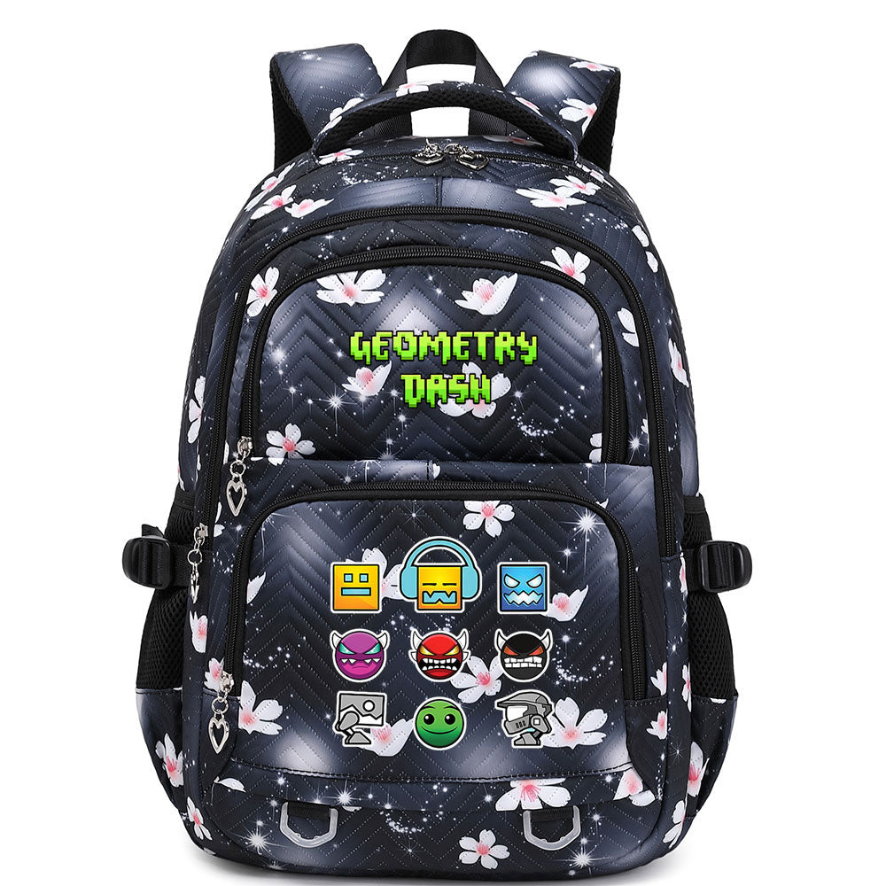 Geometry Dash Waterproof Backpacks Kids School Bags Teenagers Backpack
