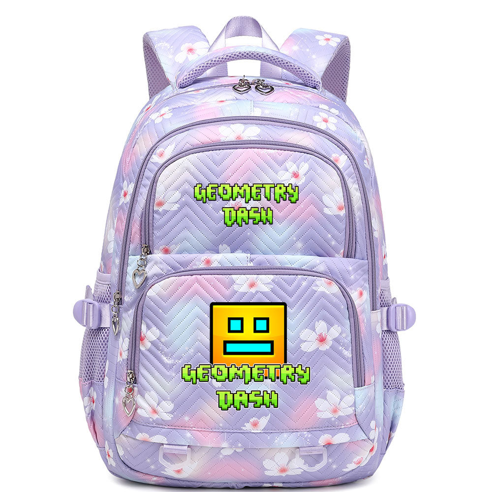 Geometry Dash Waterproof Backpacks Kids School Bags Teenagers Backpack