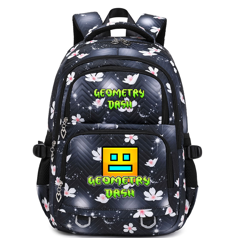 Geometry Dash Waterproof Backpacks Kids School Bags Teenagers Backpack