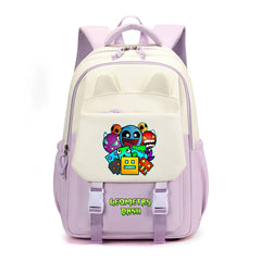 Geometry Dash Waterproof Backpacks Kids School Bags Teenagers Backpack