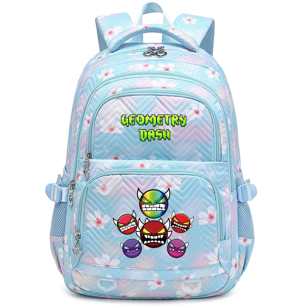 Geometry Dash Waterproof Backpacks Kids School Bags Teenagers Backpack