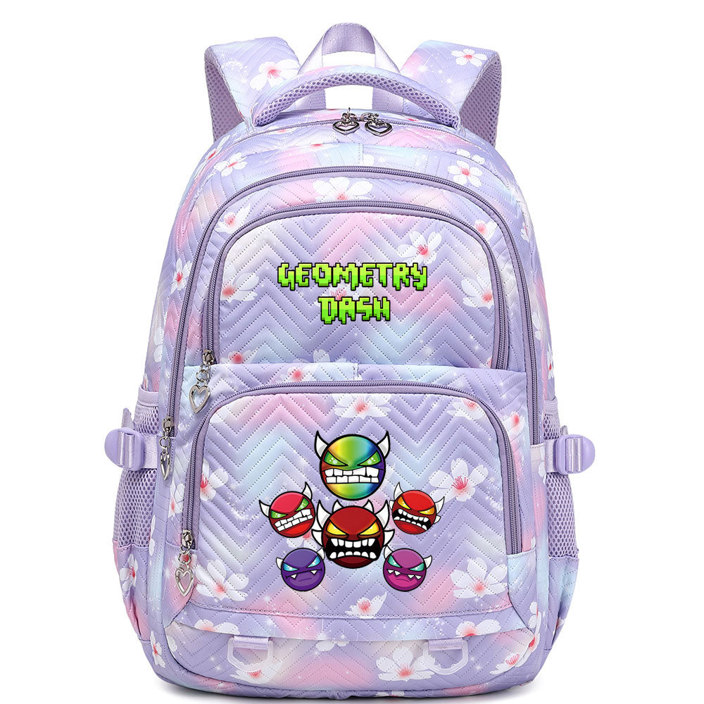 Geometry Dash Waterproof Backpacks Kids School Bags Teenagers Backpack