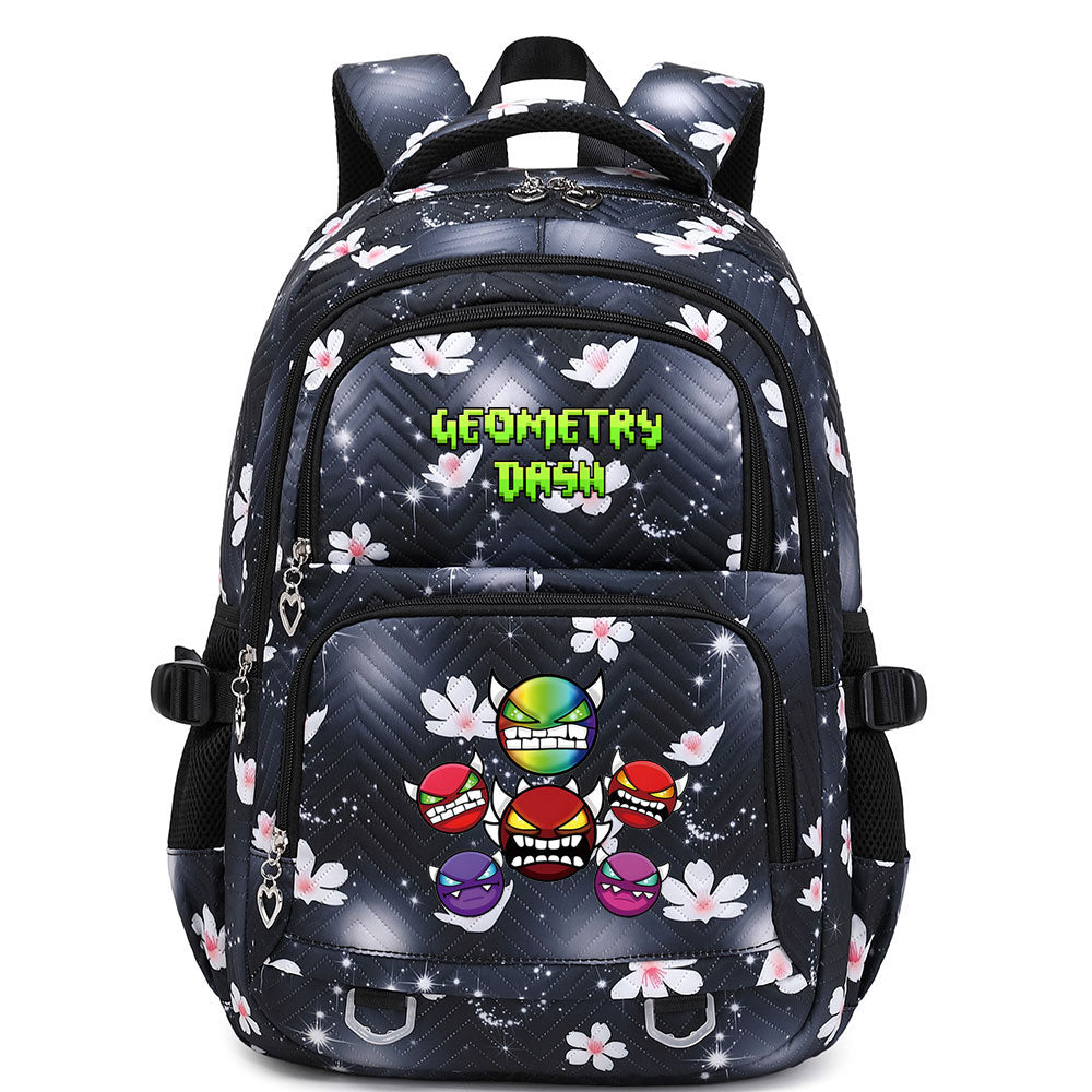 Geometry Dash Waterproof Backpacks Kids School Bags Teenagers Backpack