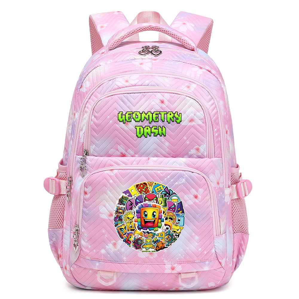 Geometry Dash Waterproof Backpacks Kids School Bags Teenagers Backpack