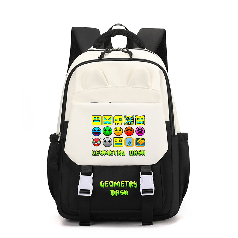 Geometry Dash Waterproof Backpacks Kids School Bags Teenagers Backpack