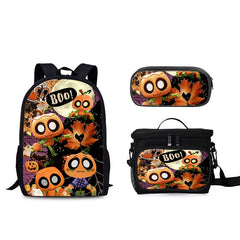 Gourdy Schoolbag Backpack Lunch Bag Pencil Case 3pcs Set Gift for Kids Students