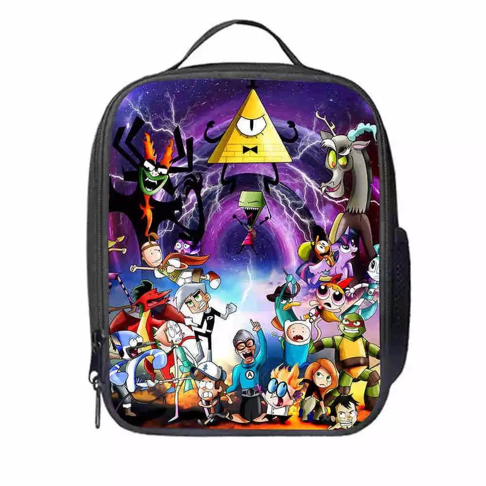 Gravity Falls Dipper Pines  Lunch Box Bag Lunch Tote For Kids