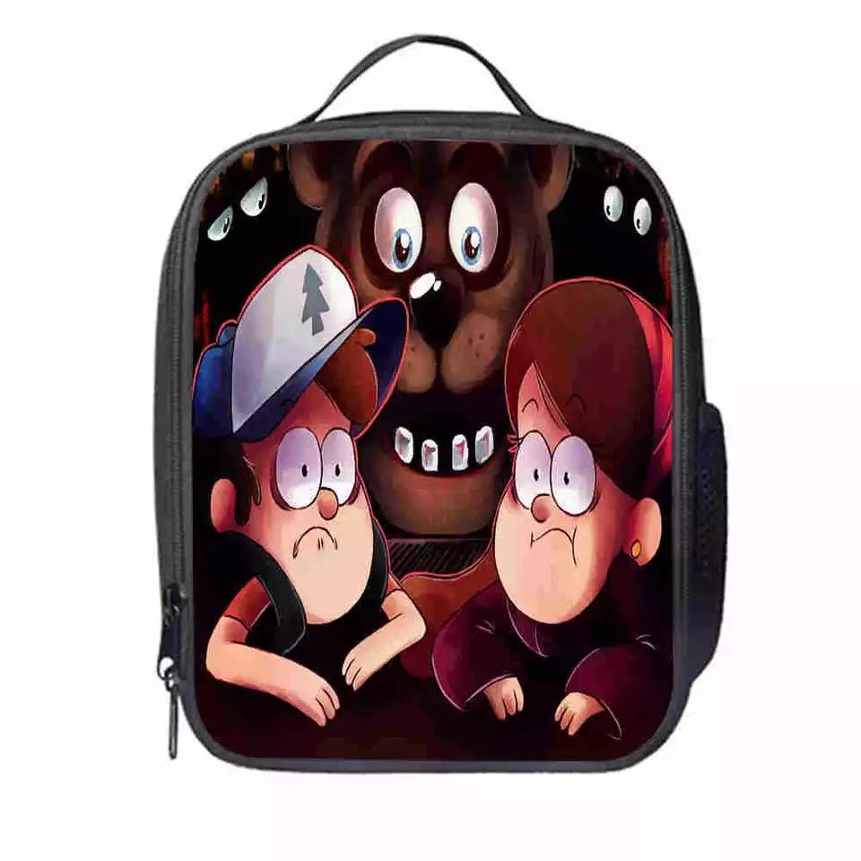 Gravity Falls Dipper Pines  Lunch Box Bag Lunch Tote For Kids