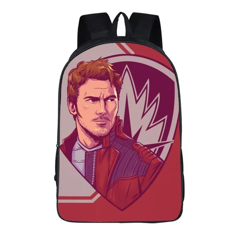 Guardians of the Galaxy Cosplay Backpack School Notebook Bag