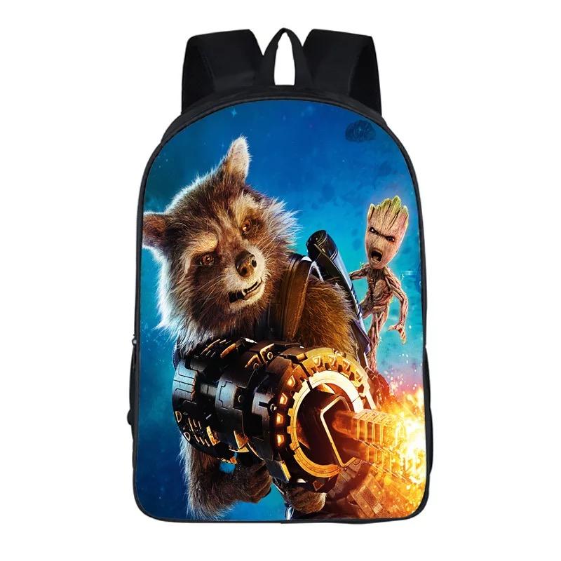 Guardians of the Galaxy Cosplay Backpack School Notebook Bag
